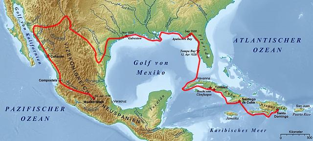 El viaje de Cabeza de Vaca