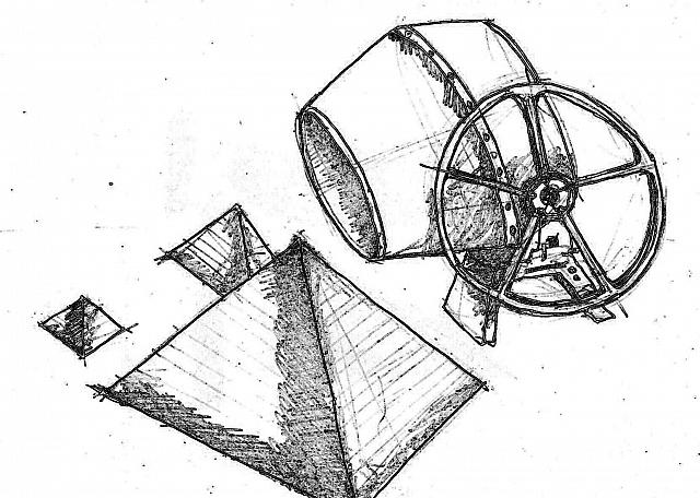 Pirámide de concreto