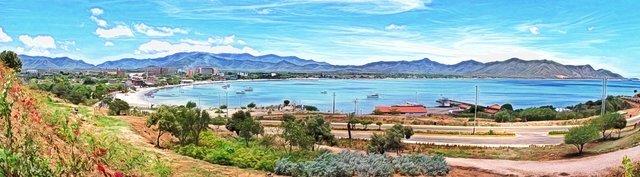 La bahía de Juan Griego