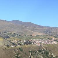 El valle del Chama a su paso por Mucuchíes.