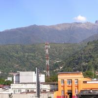 Páramo visto desde el oeste de Mérida