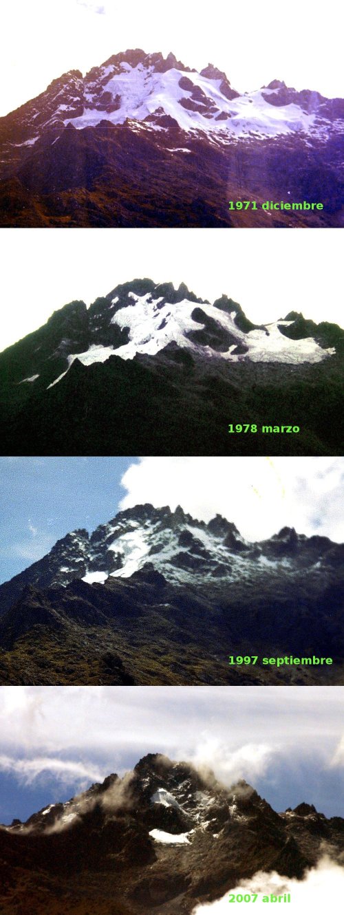36 años de nieve mermada